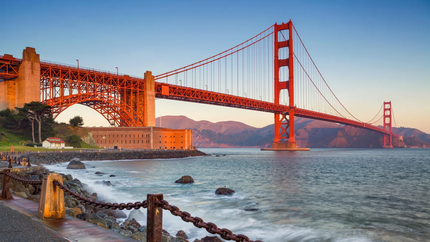 Golden Gate Bridge in San Francisco, Kalifornien