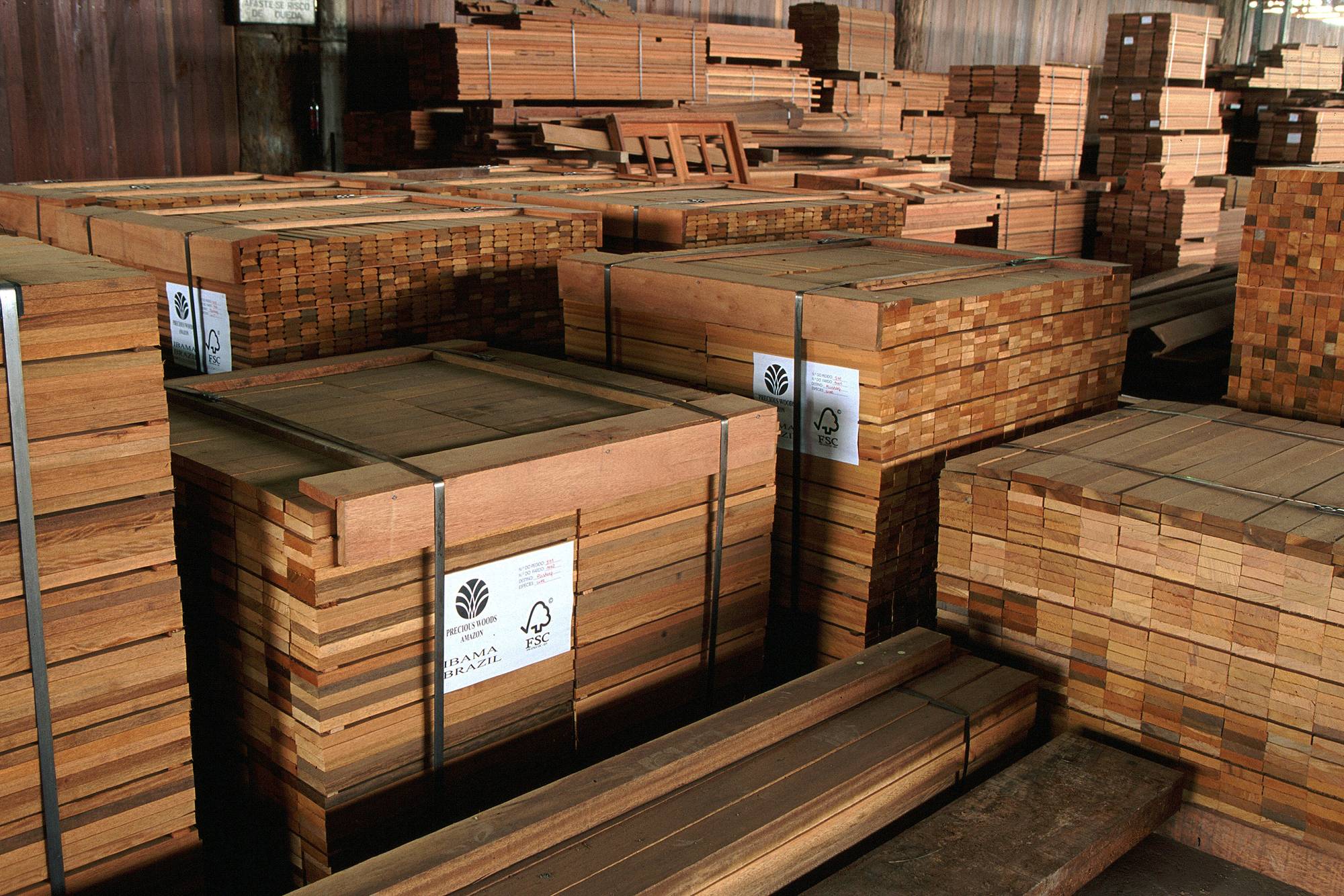 legno certificato FSC, con dettagli sulla natura e l'origine