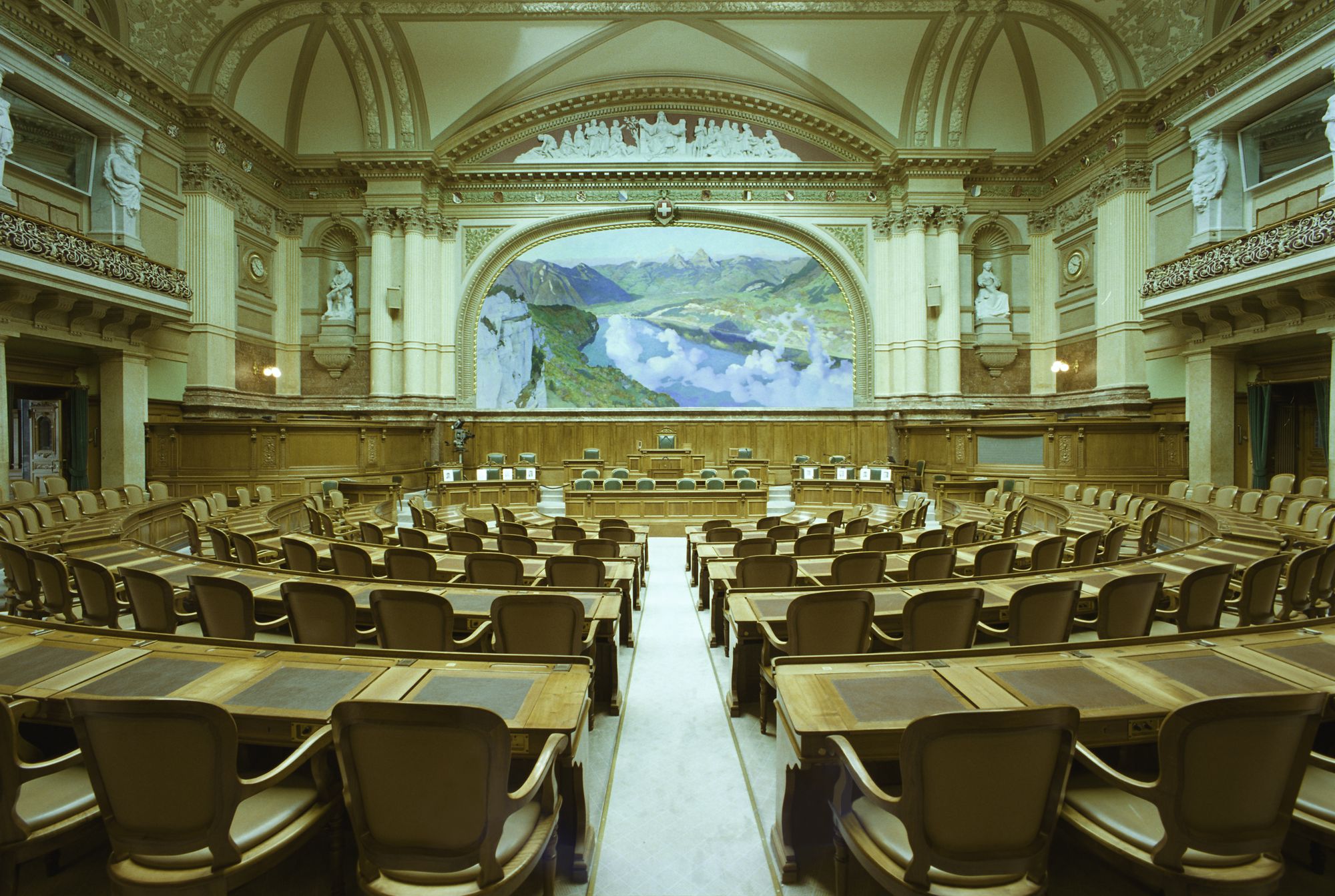 Nationalraatssaal im Bundeshaus