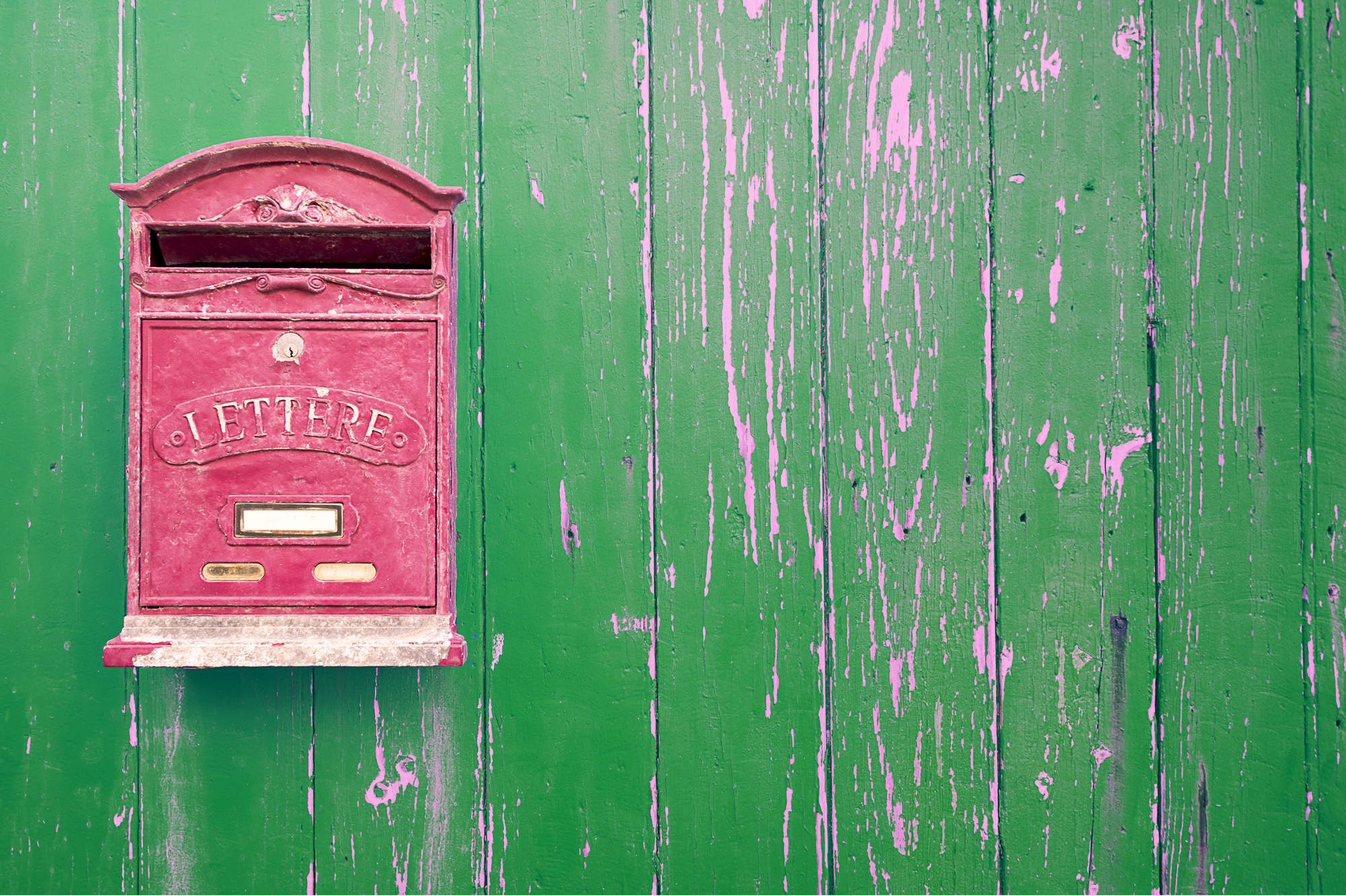 Roter Briefkasten
