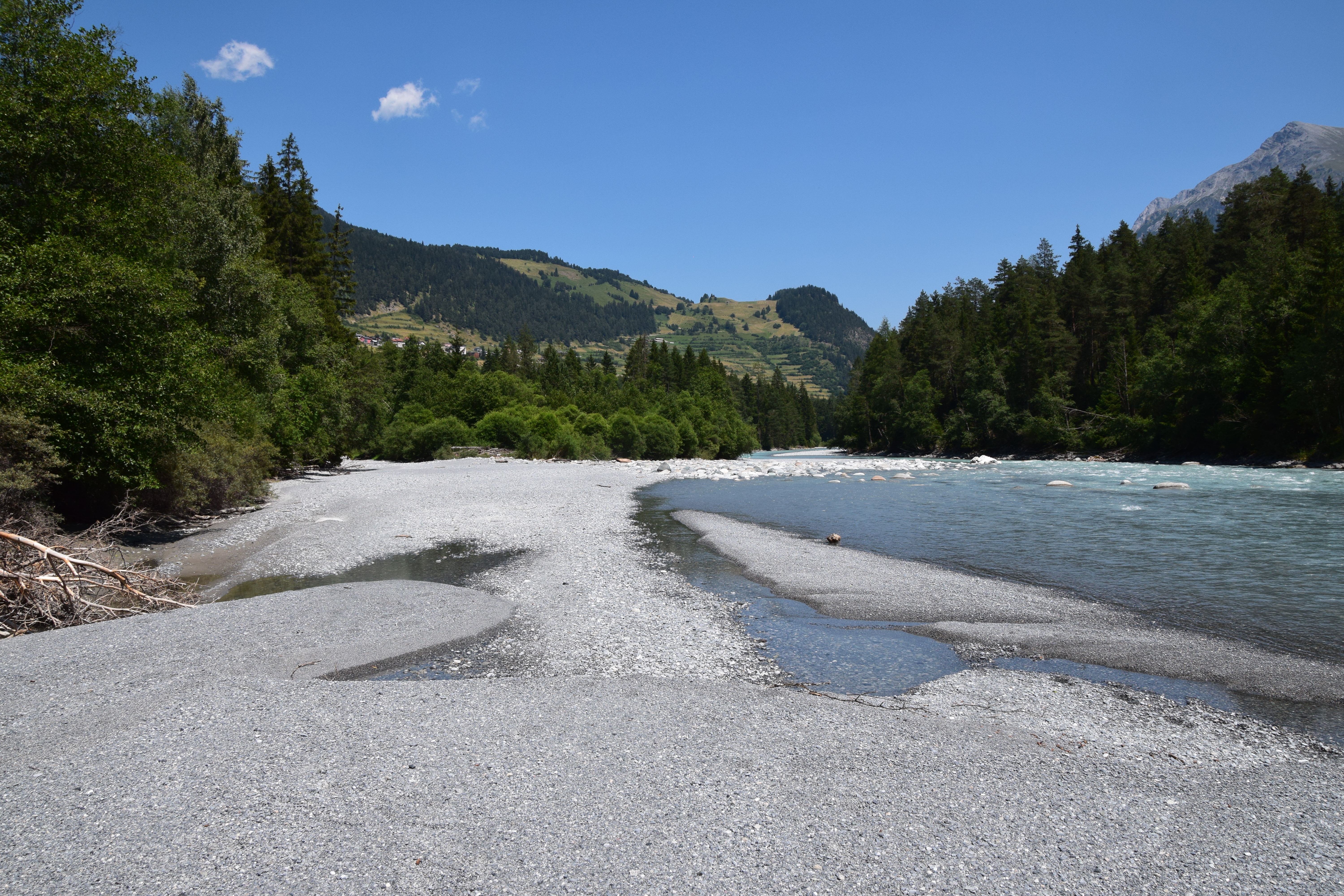 Schweizer Fluss Inn
