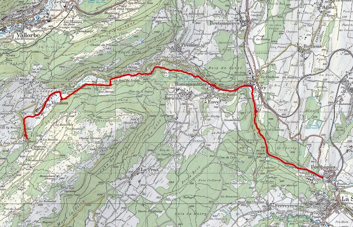 Wandervorschlag Nozon