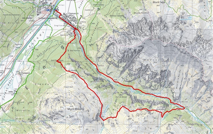 Wandervorschlag Chamuera