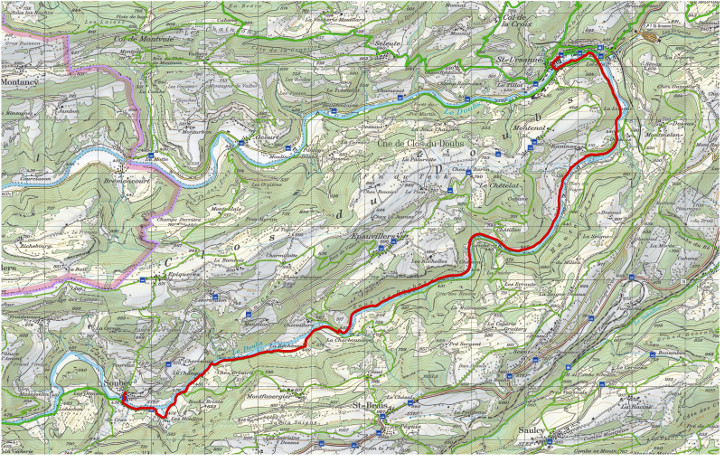 Wandervorschlag Doubs
