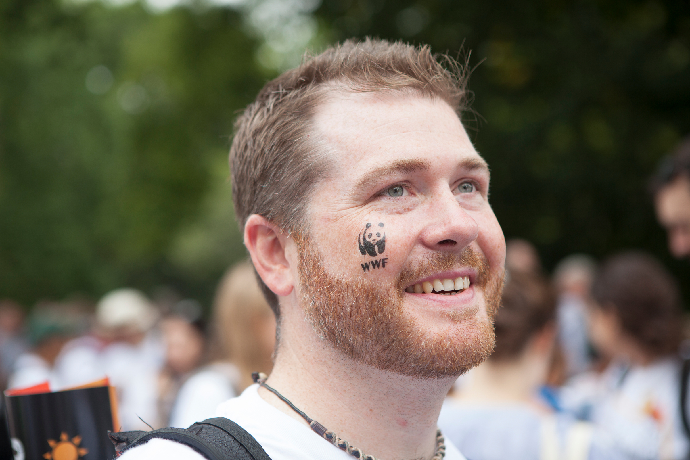 Szene aus dem Climate March in New York, 2014
