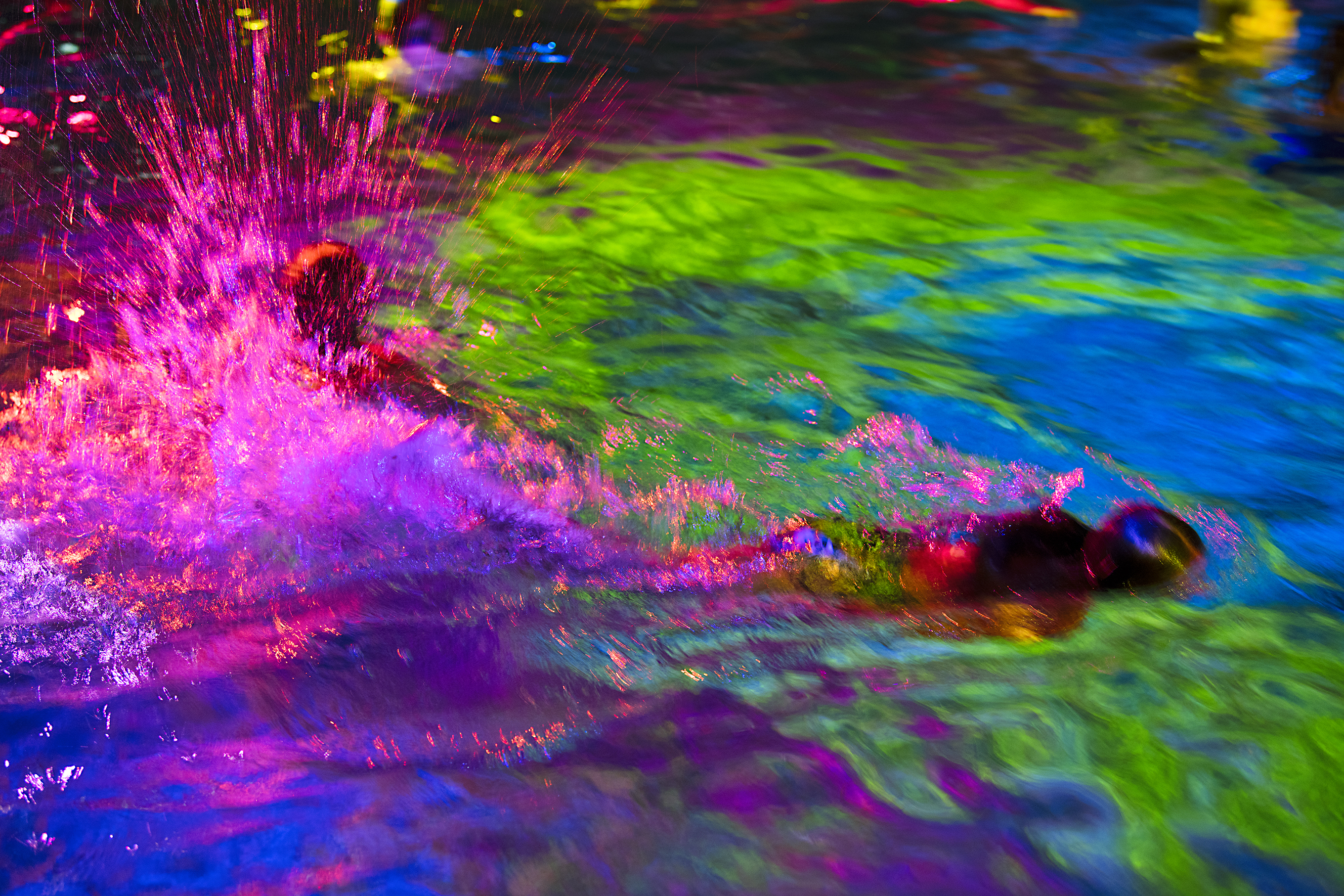 Schwimmen im Licht