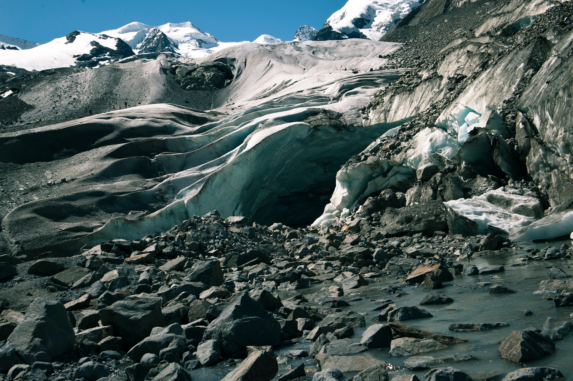Morteratschgletscher mit Gletschertor