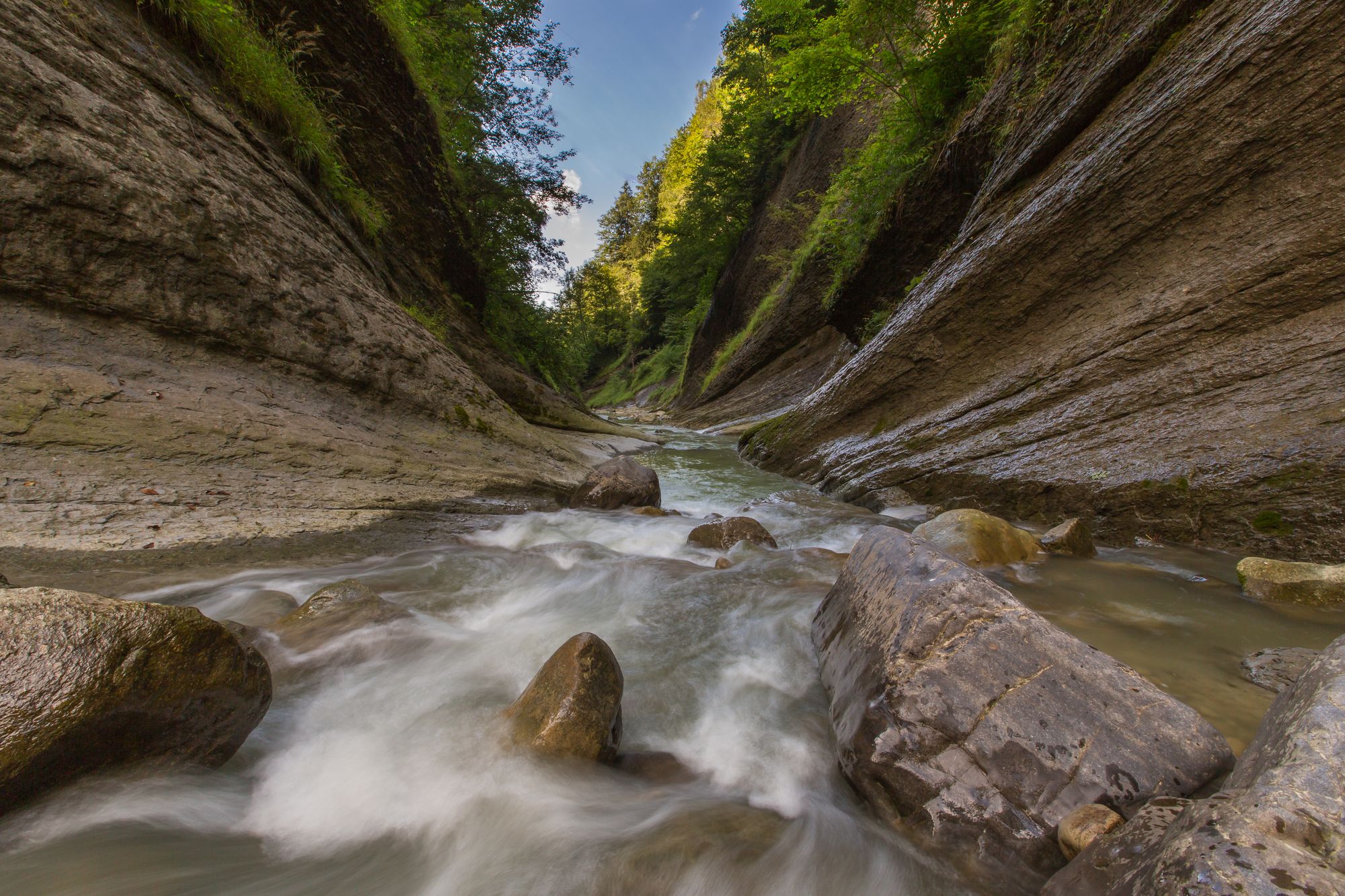 Die Goldach hat die Landschaft geformt