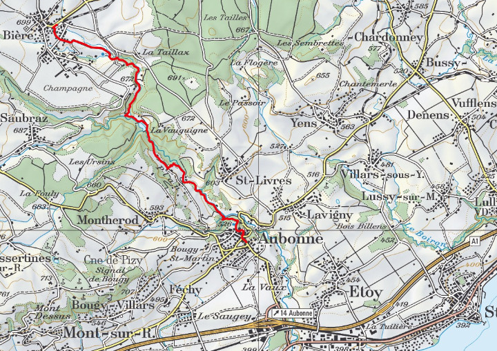 Wandervorschlag Aubonne