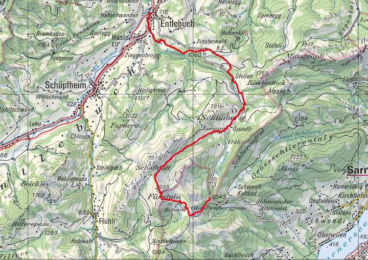 Wandervorschlag Entlen