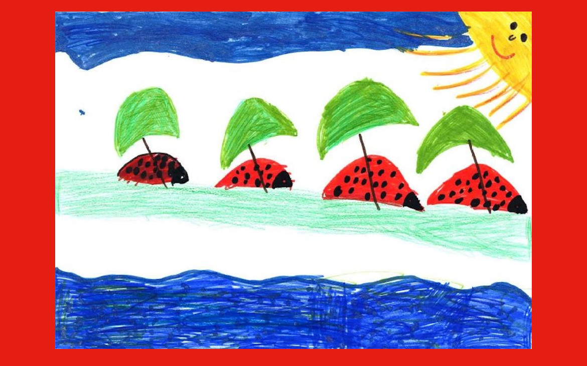 LiLu-Panda-Zeichnung Marion, 7 Jahre