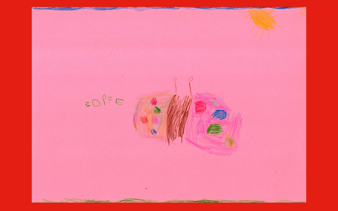 LiLu-Panda-Zeichnung Sofie, 5 Jahre