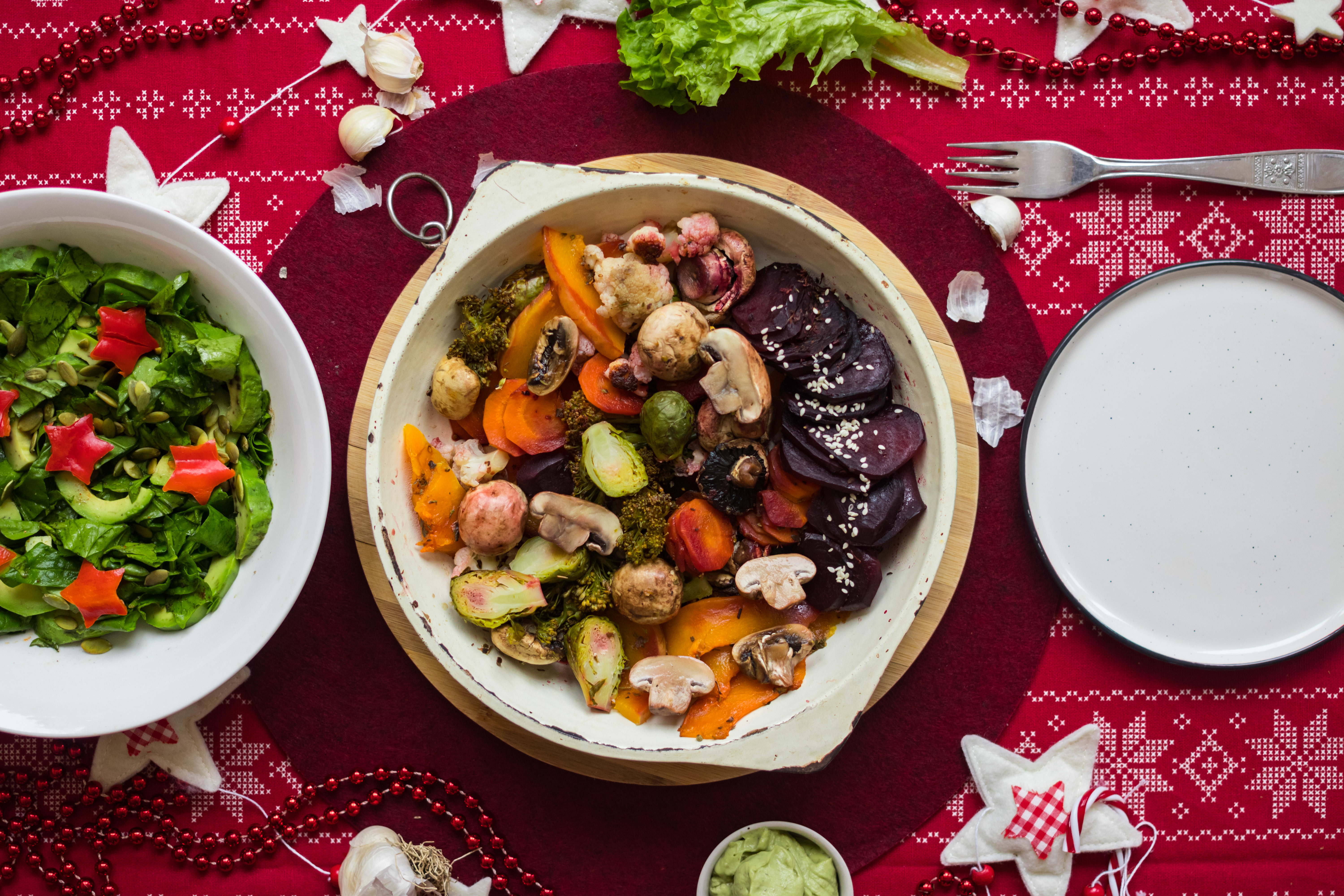 Veganes Weihnachtsessen