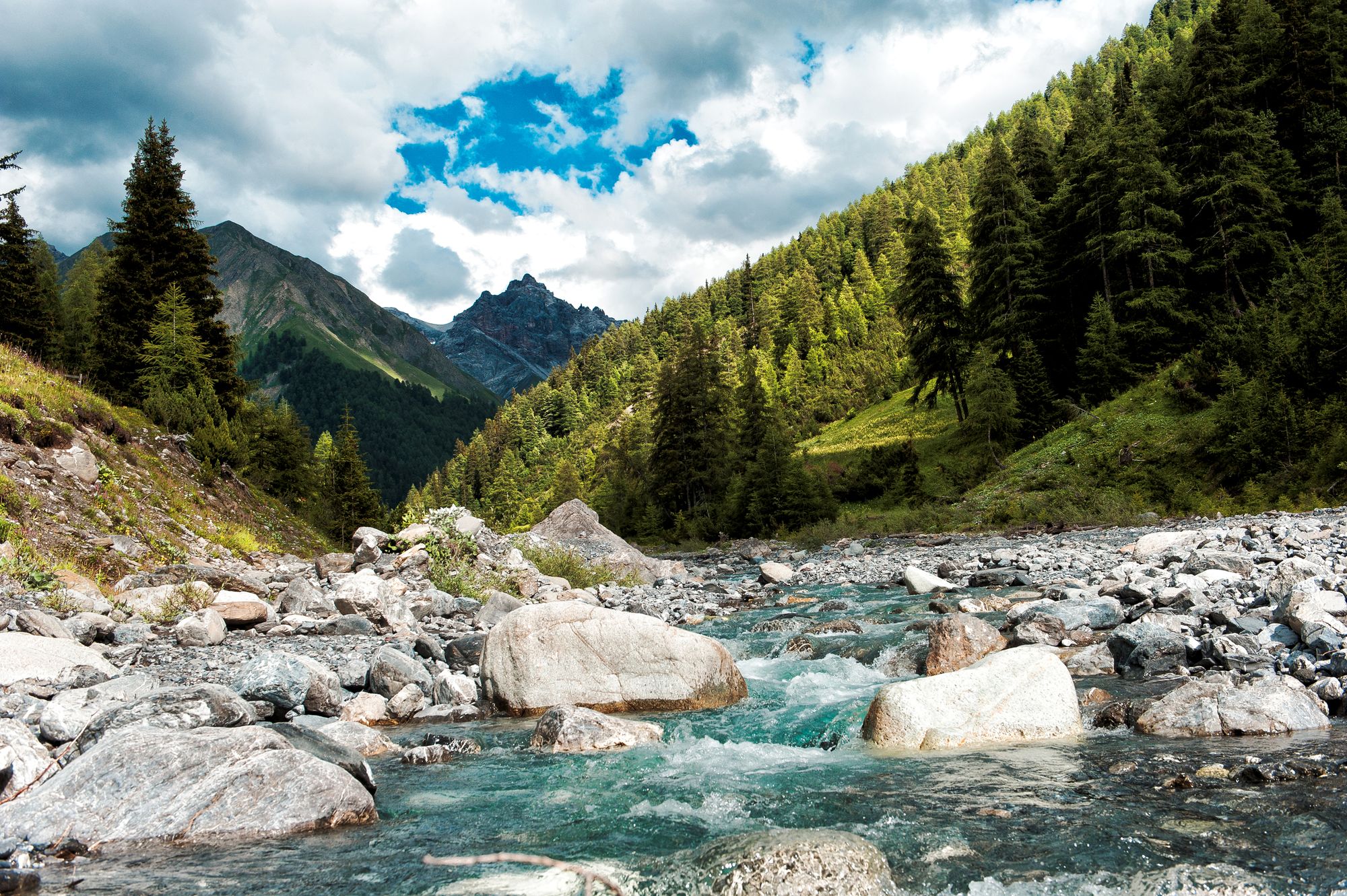 Aufnahme von dem Val Trupchun