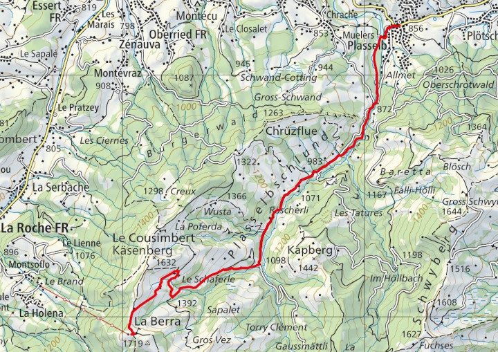 Wandervorschlag Gérine