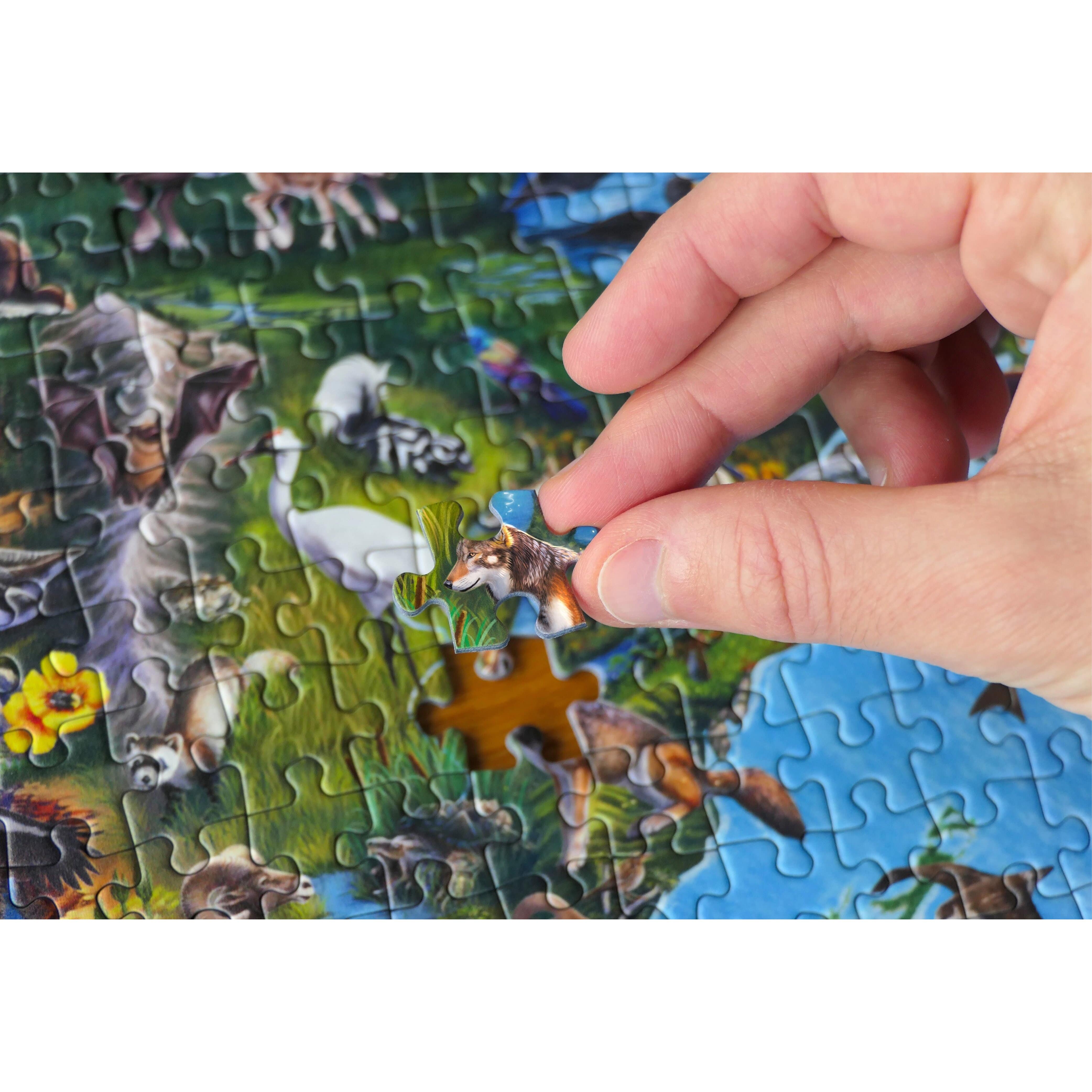 Puzzle 1000 pièces - Mappemonde