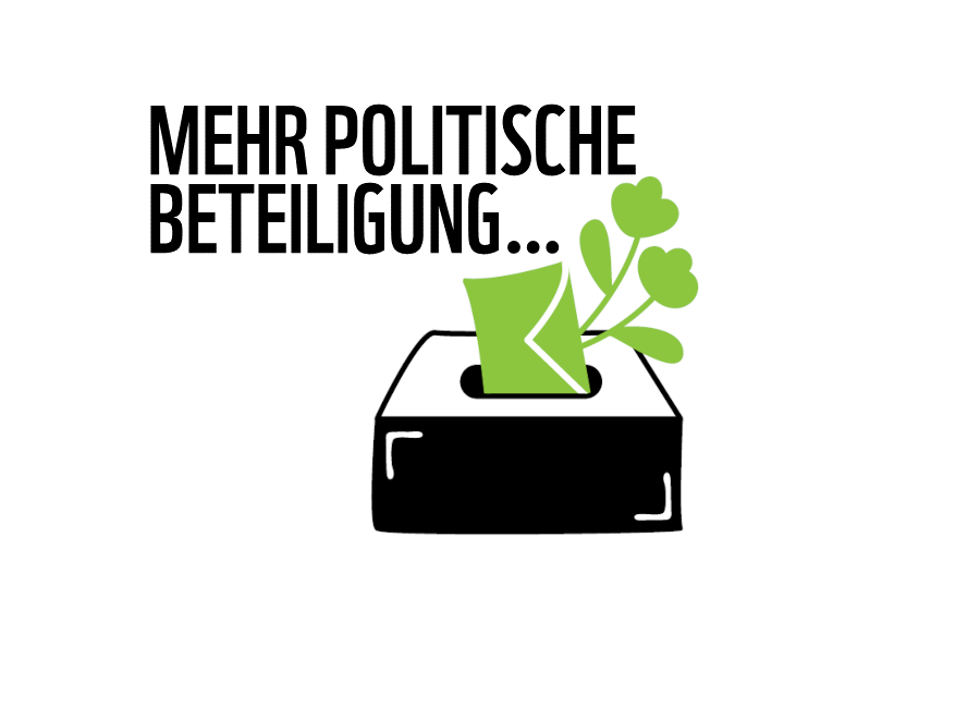 Mehr politische Beteiligung...