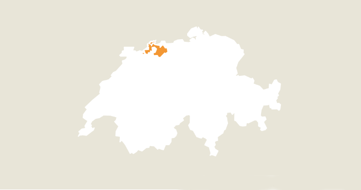 Karte WWF Region Basel