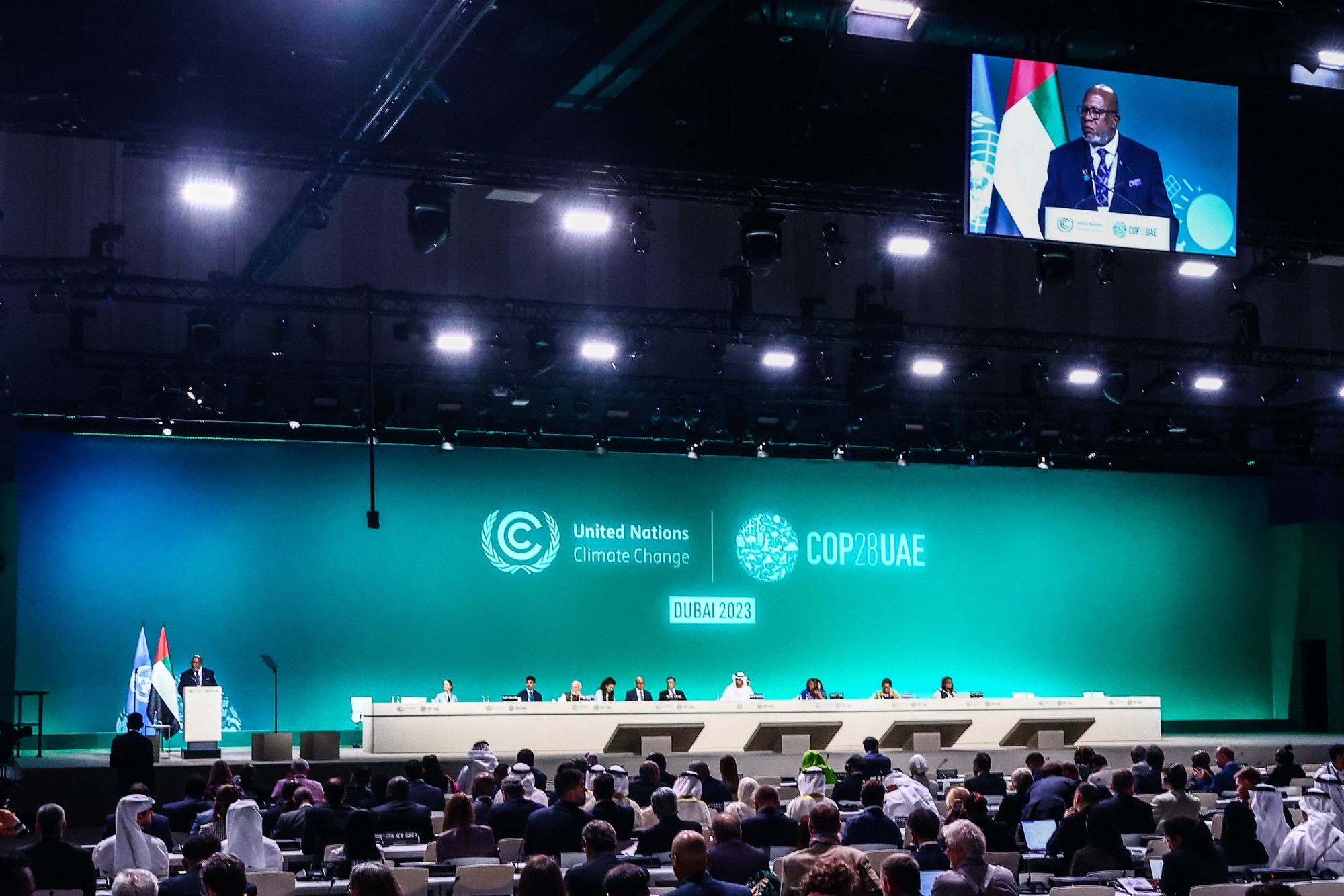 photo of the panel at cop 28