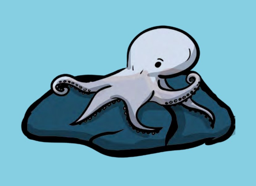 Illustration von einem Oktopus