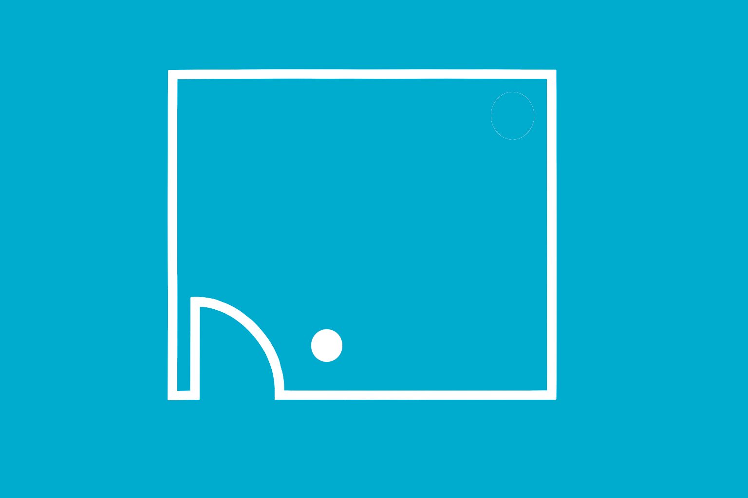 Room Plan Blue Background