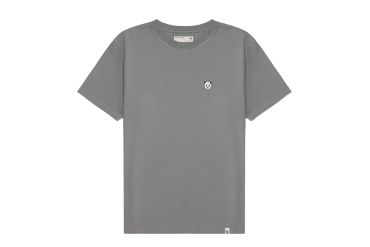 Graues Tshirt mit Panda-Logo