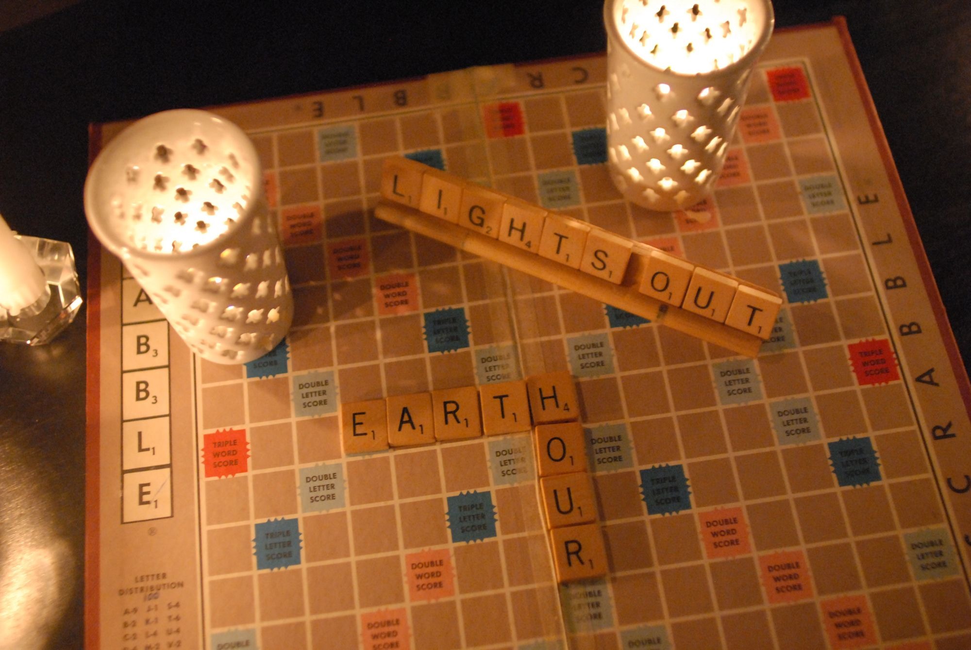 Earth Hour Scrabble Boardgame