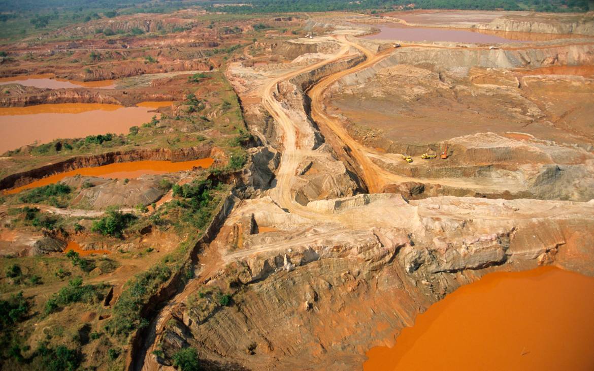 miniera d'oro in Amazzonia
