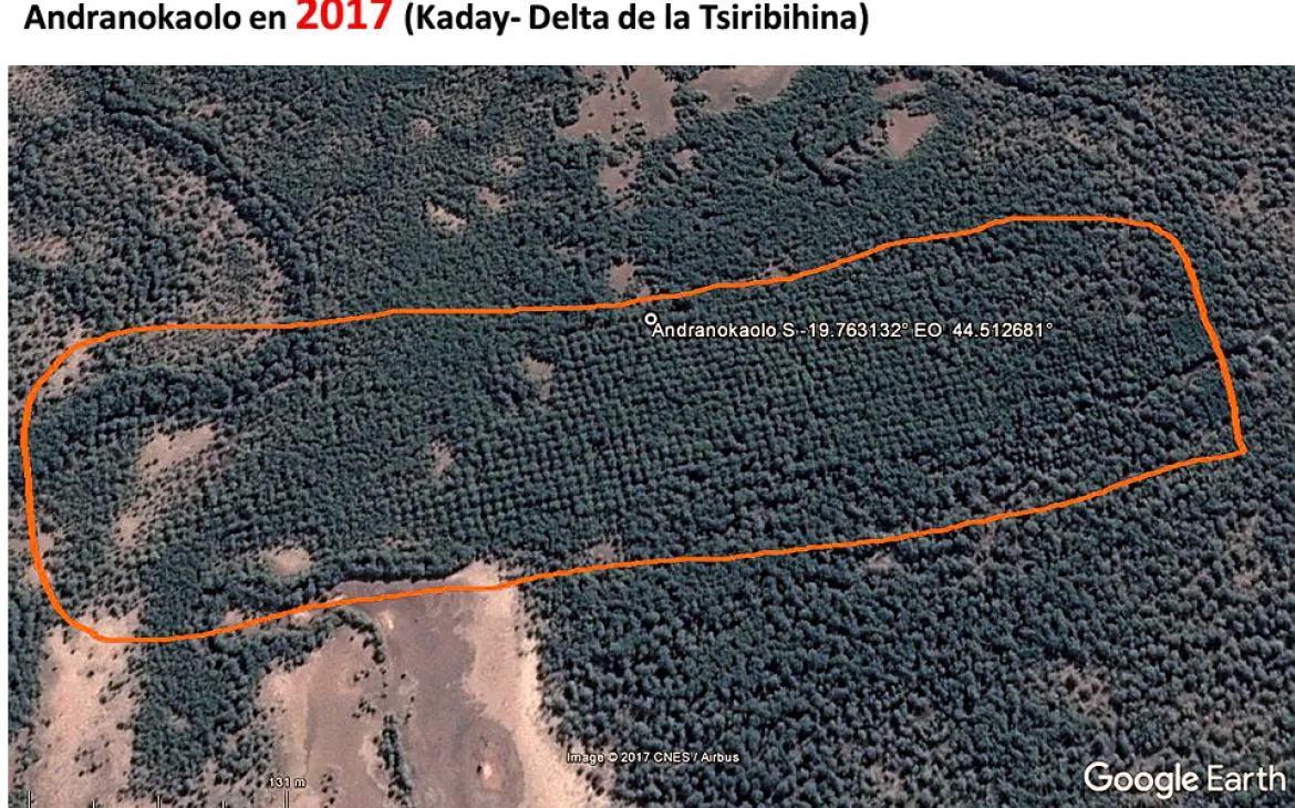 Andranokaolo in Madagaskar im Jahre 2017