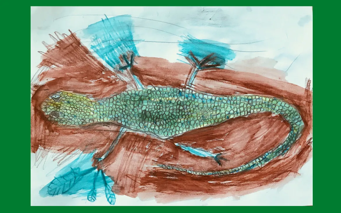 LiLu-Panda-Zeichnung Laurin, 6 Jahre