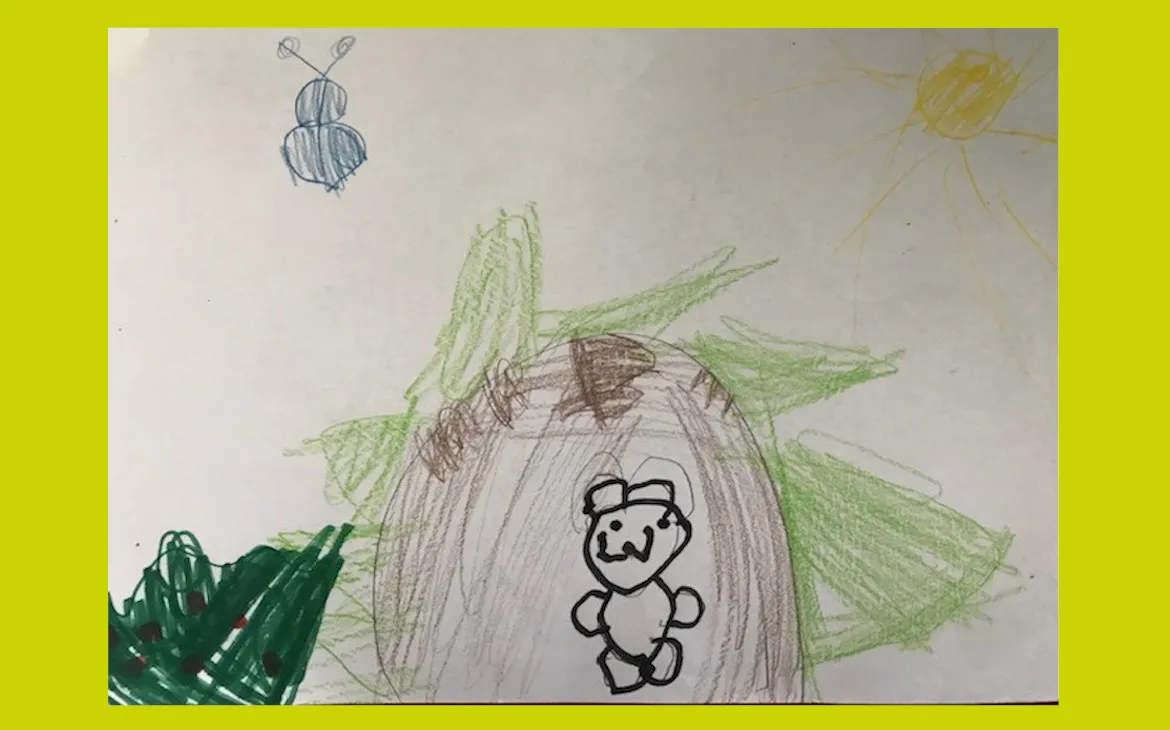 LiLu-Panda-Zeichnung Lily, 6 Jahre