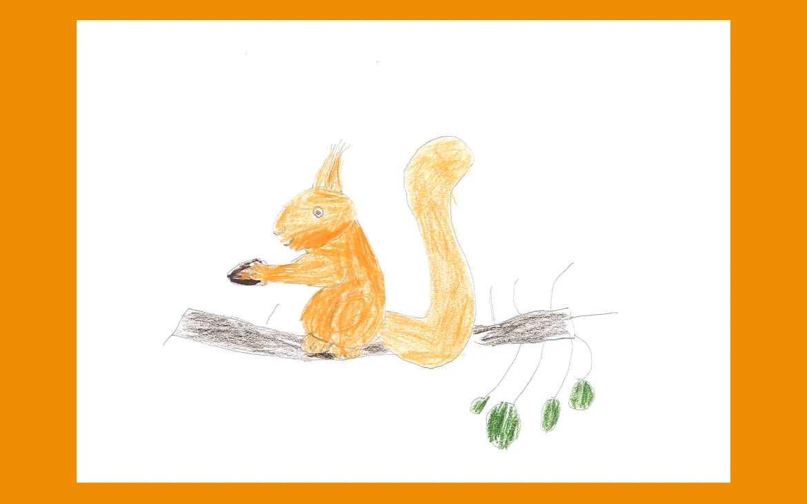 LiLu-Panda-Zeichnung Ihna, 6 Jahre