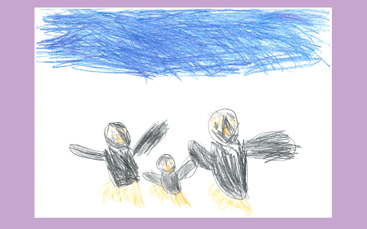 LiLu-Panda-Zeichnung Cleo, 5 Jahre