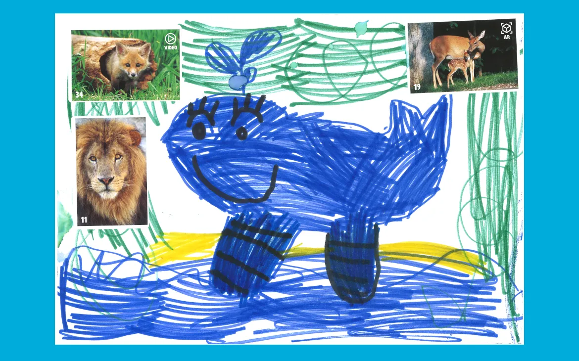 LiLu-Panda-Zeichnung Lavinia, 6 Jahre