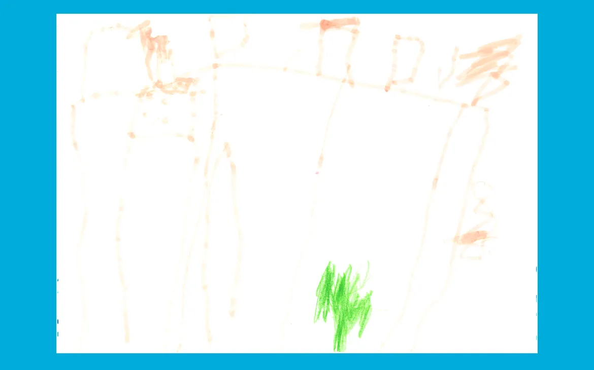 LiLu-Panda-Zeichnung Luca, 4 Jahre