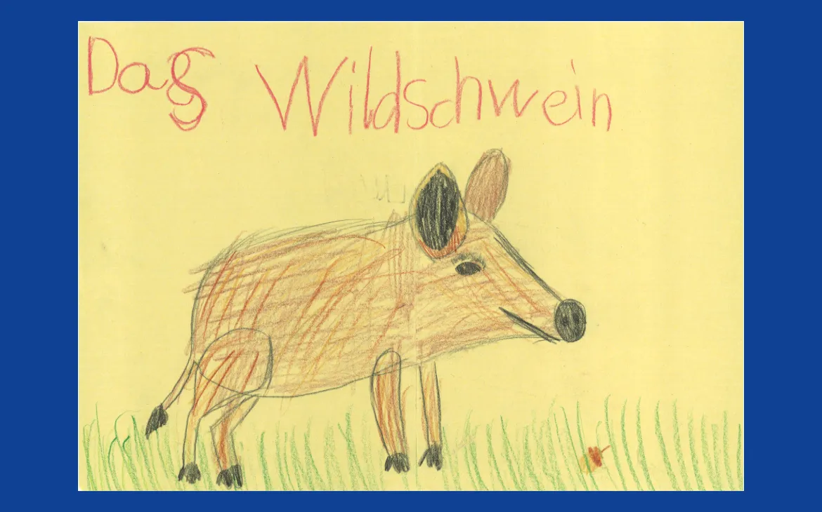 LiLu-Panda-Zeichnung Marina, 7 Jahre