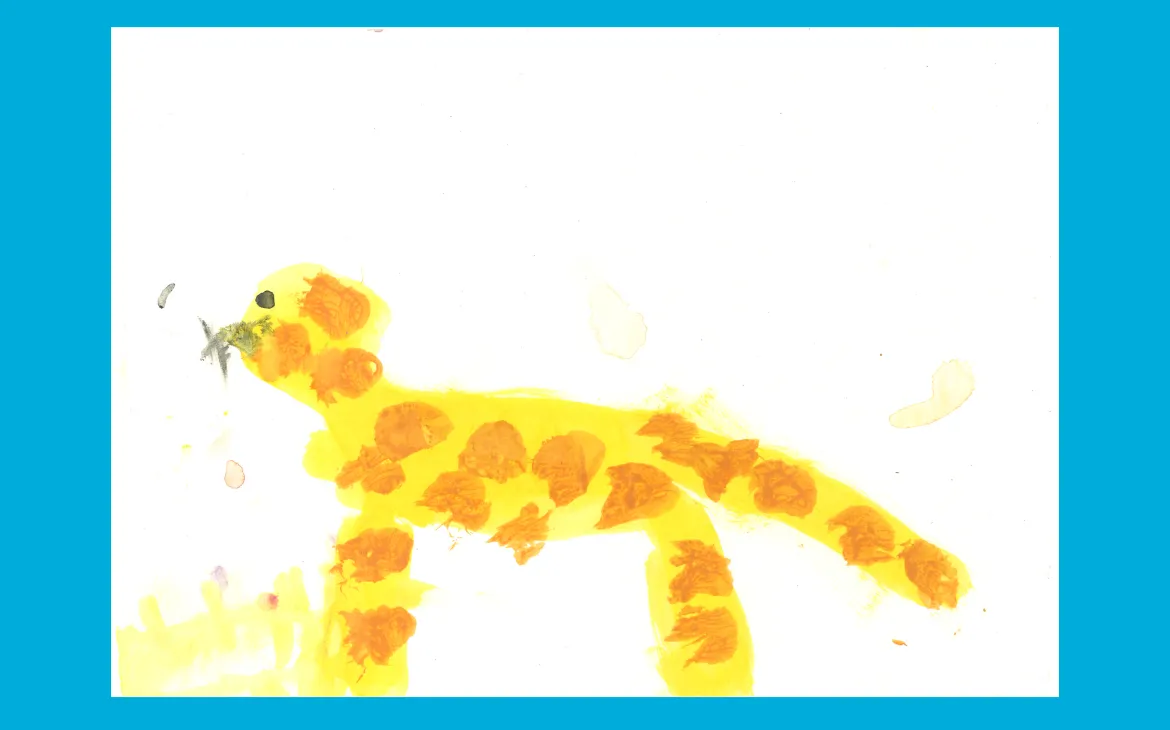 LiLu-Panda-Zeichnung Florian, 5 Jahre