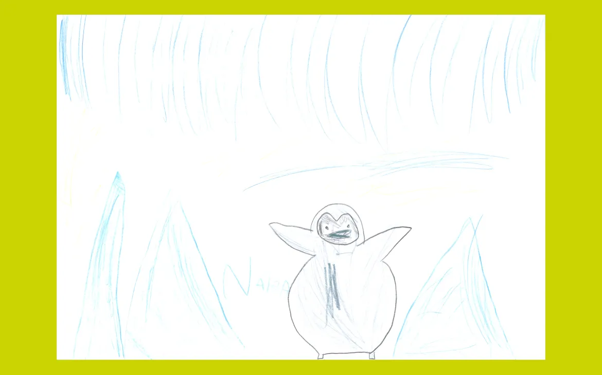 LiLu-Panda-Zeichnung Naira, 5 Jahre