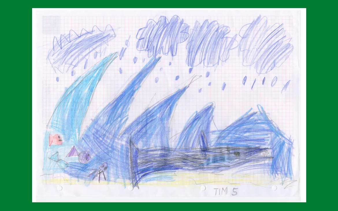 LiLu-Panda-Zeichnung Tim, 5 Jahre