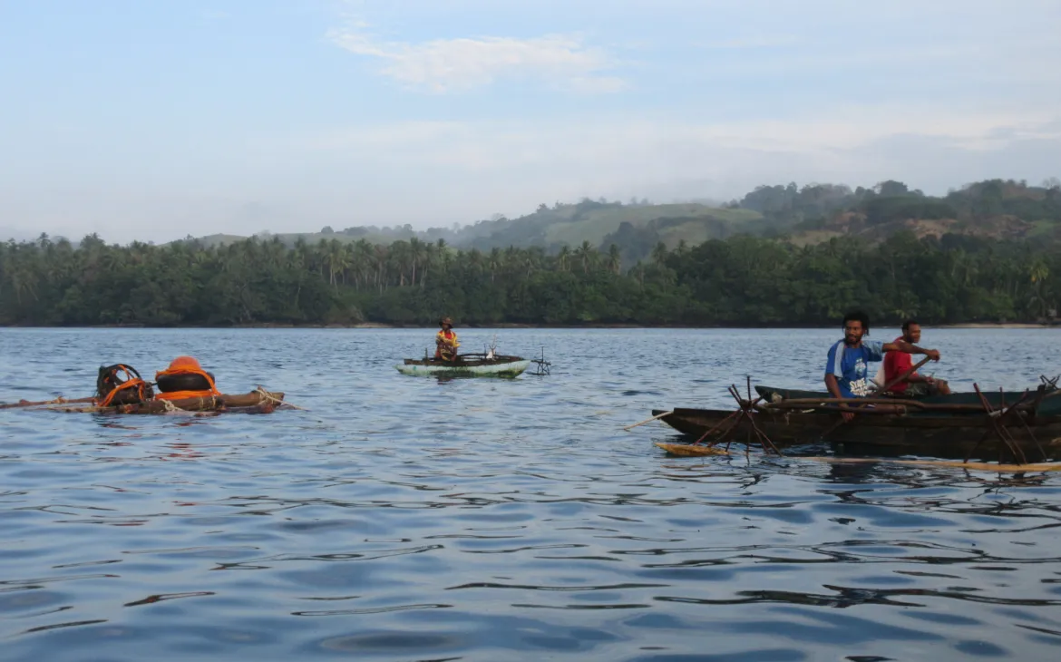 Boats in New Guinea