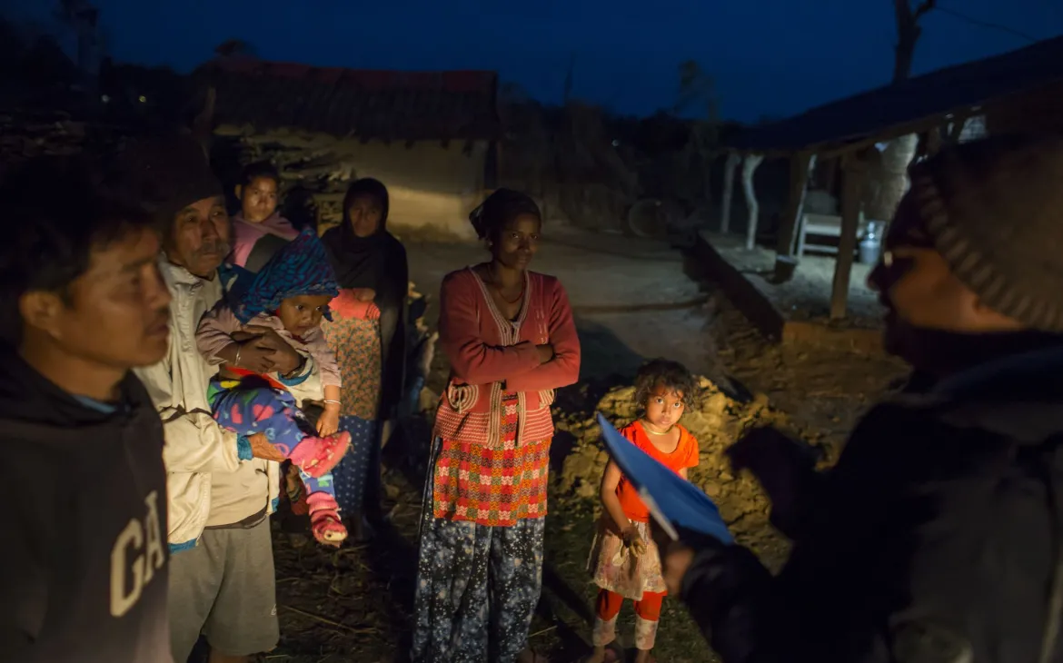 Tiger-Eingreiftruppe ist sofort vor Ort in Nepal