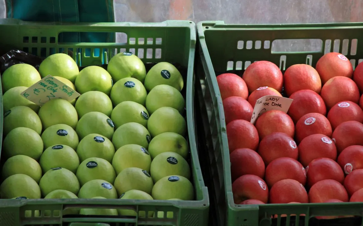 Äpfel auf dem Markt