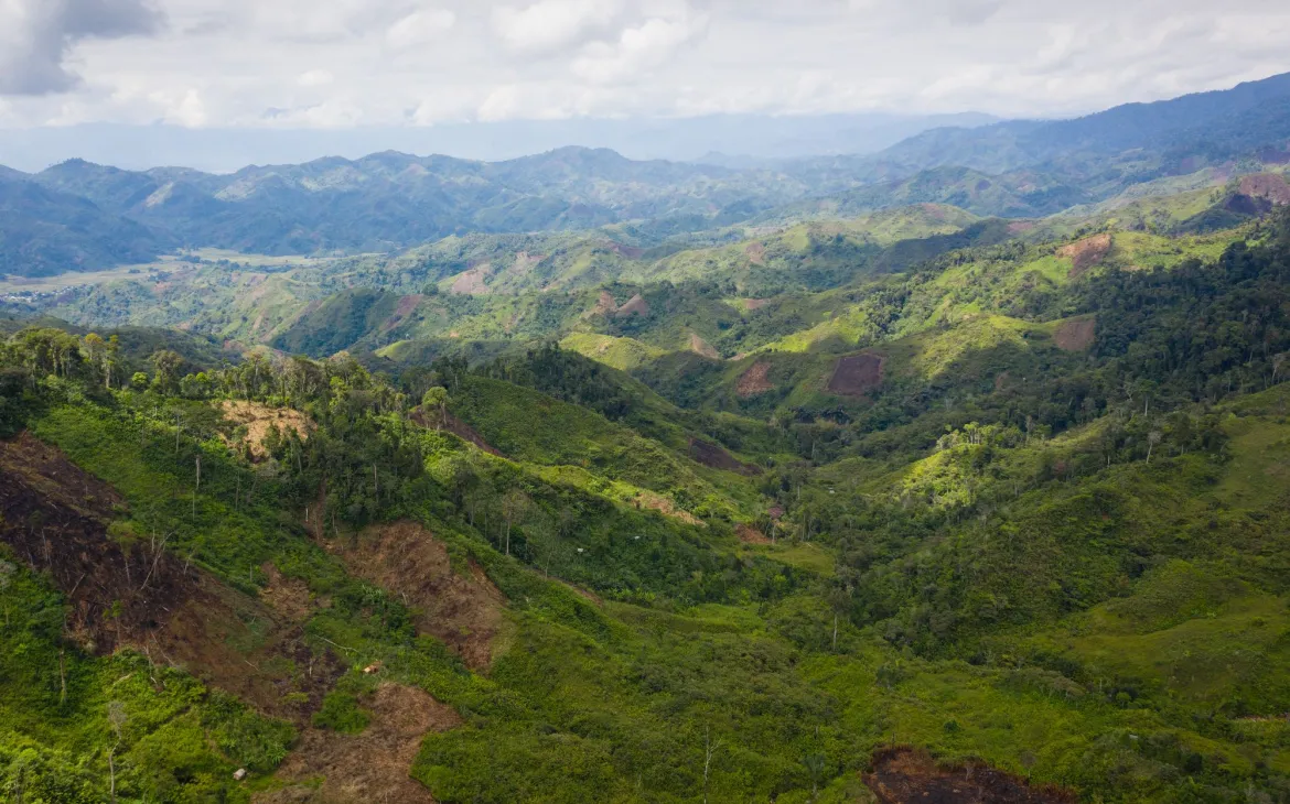Landschaft im nördlichen Hochland Madagaskars