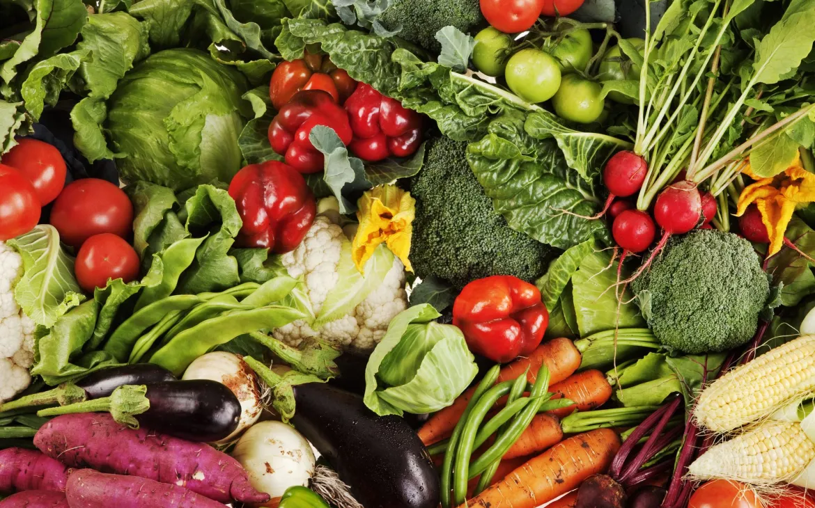 Frisches buntes Gemüse