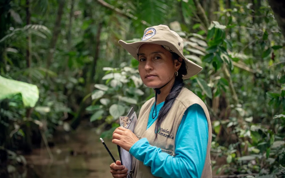 Marisela Silva Parra, Freiwillige in WWF-Projekt in Kolumbien, Amazonas