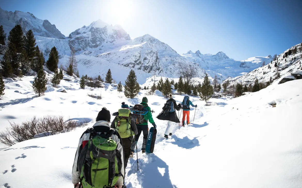 Wanderung zur Val Roseg, Herz der Schweizer Natur