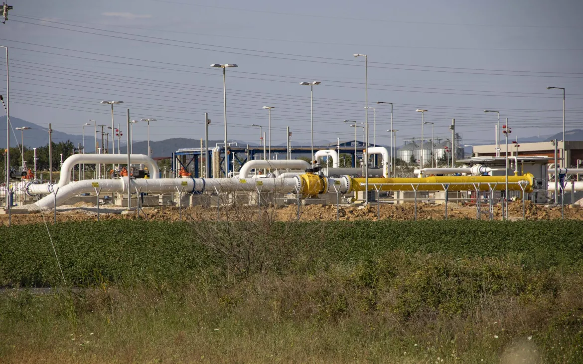 Gaspipline in Griechenland