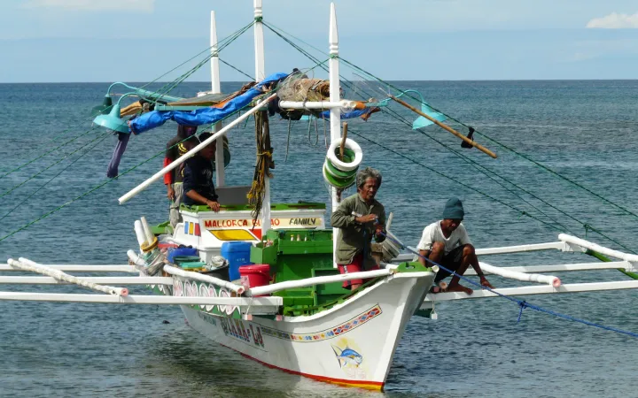 Fischerboot in den Philippinen