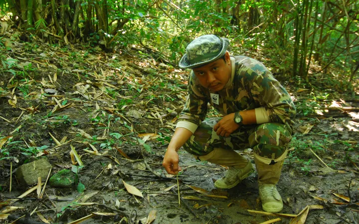 Wildhüter in Thailand