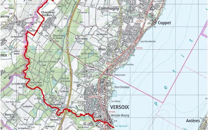 Wandervorschlag Versoix